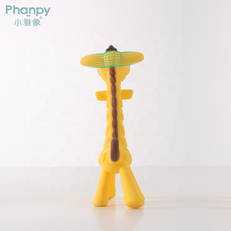 Top Quality Giraffe Teether Toy In Silicon