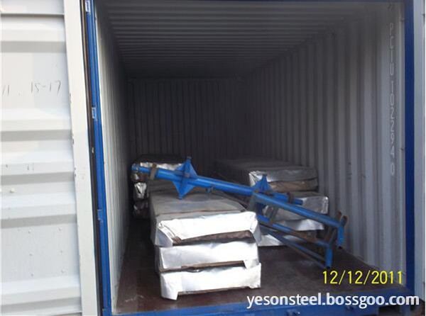 corrugated roofing sheet packing four