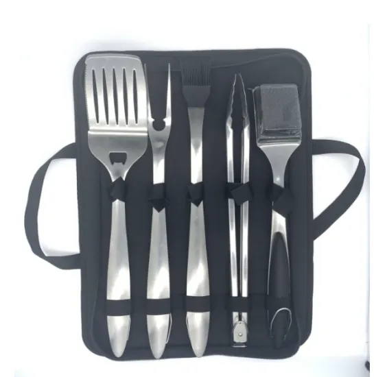 Wholesale outdoor camping stainless steel barbecue accessories BBQ utensils grilling tools set