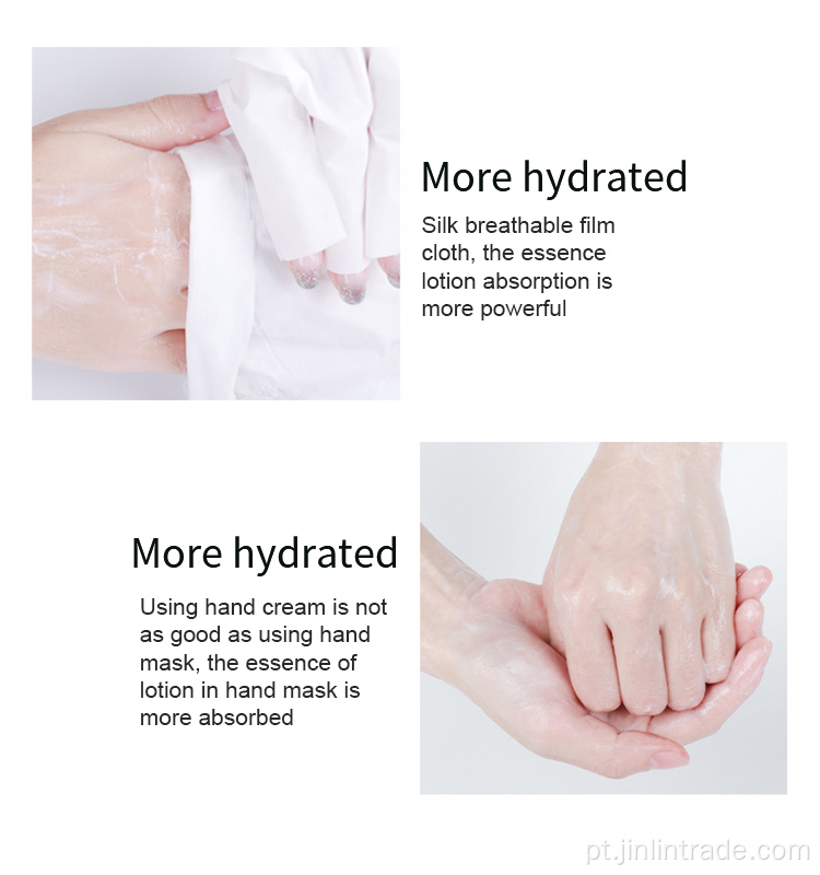 Luvas hidratantes do OEM Whitening Hand Spa Cuidados com a pele