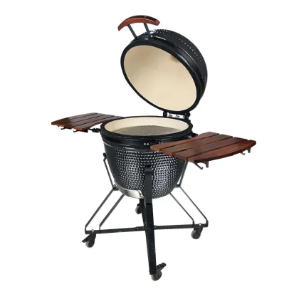 KIMSTONE 23.5 Inch Smoker Barbecue Grills Kamado Joe Ceramic BBQ