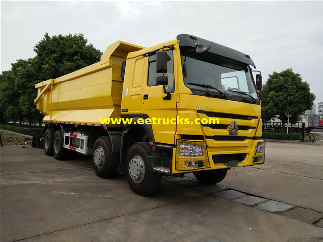 8x4 Sealed Garbage Dump Trucks