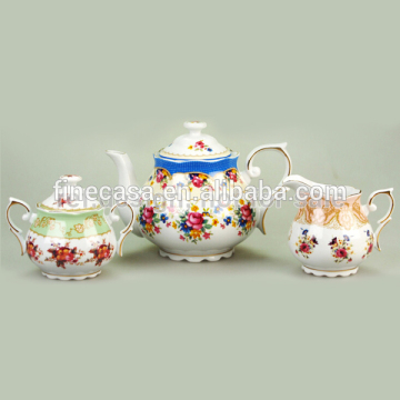 Luxury White Porcelain English Tea Pot
