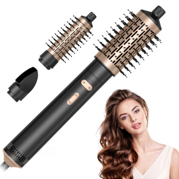 3-in-1 Volumizer Styler Electric Curling Iron Brush