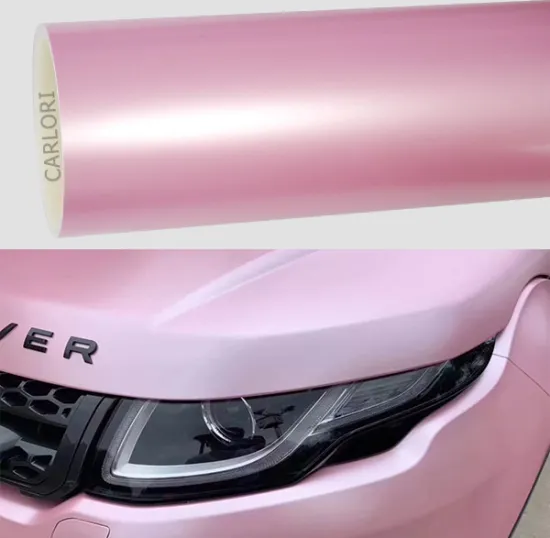 matte macaron lilac car vinyl wrap