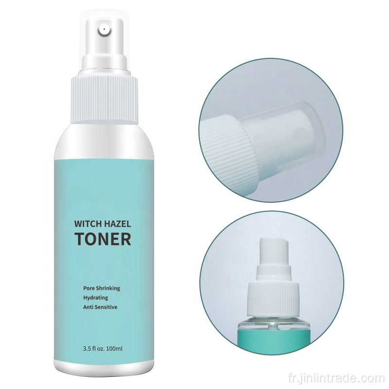 Soins du visage Spray de toner pour le visage organique apaisant