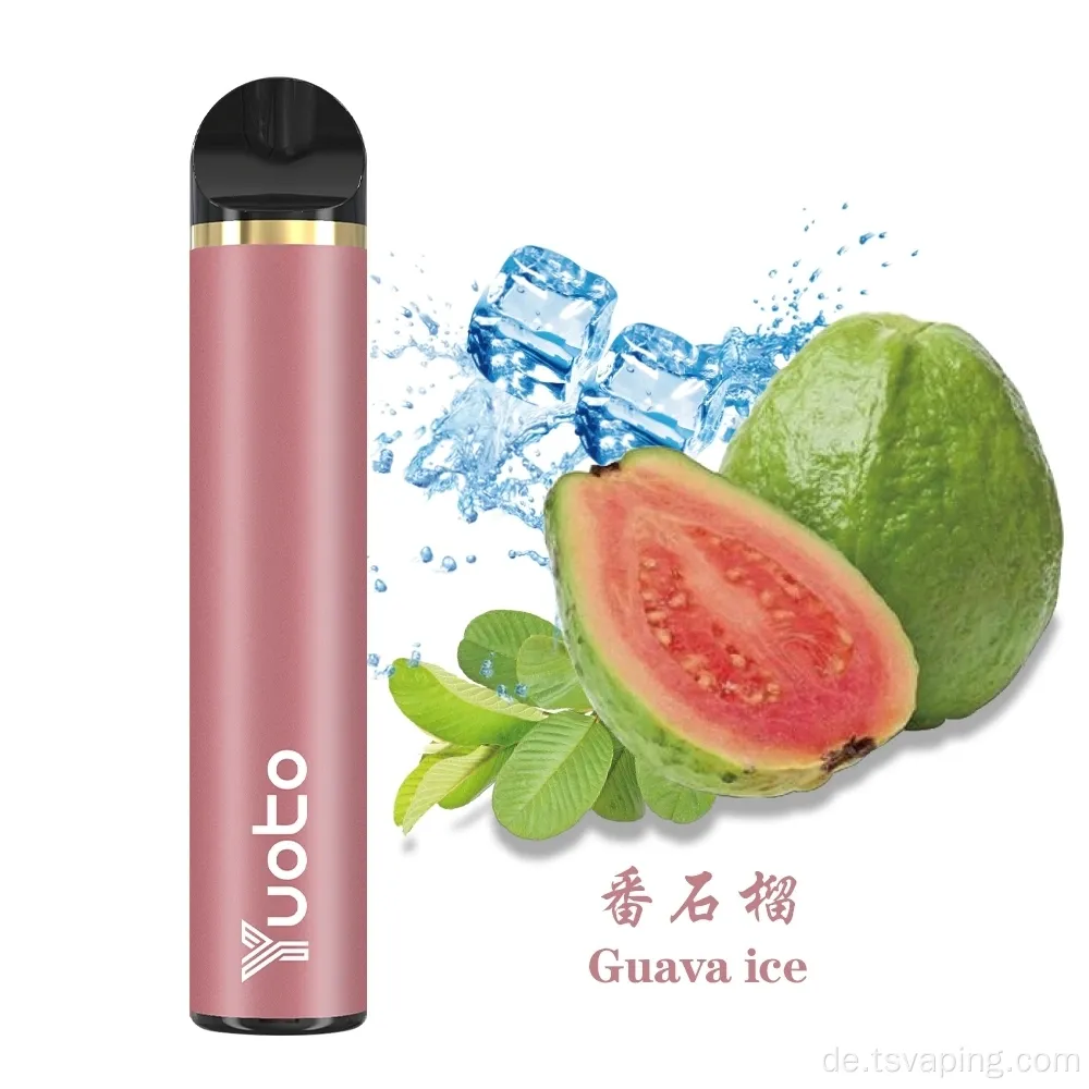 1500 Puffs Einweg elektronischer Zigarette Yuoto Vape
