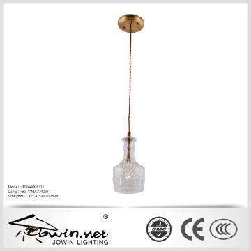 White Glass Bottle Bar Pendant Lamp