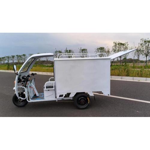 High speed semi-enclosed electric tricycle