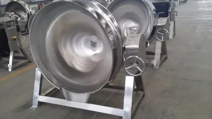 Natural gas electric jacketed kettle