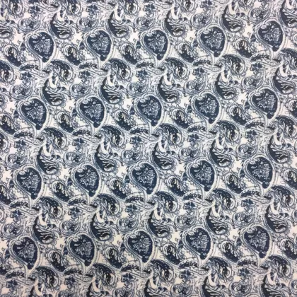 Men's cotton knitted printed short sleeves shirt