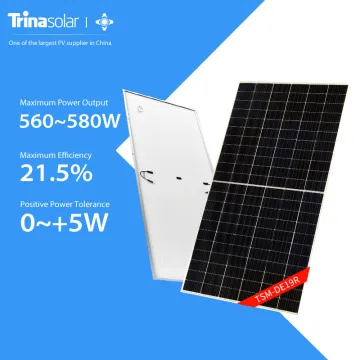 Trina Bifacial Solar Panels: High-Quality 560W, 570W, and 580W Perovskite Panels with 132 Cells at Affordable Prices
