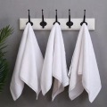 Custom Spa Hotel Face Towel Washcloth White Cotton