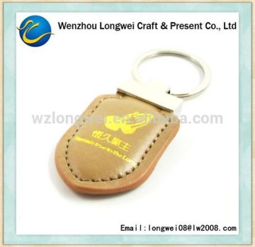modern design custom leather keychain