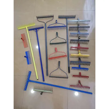Outdoor Hand Agricultural Farming Tool Rake for Garden and Lawn Leaf Cleaning