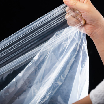 Transparent Clear Plastic Flat Roll Bag for Supermarket Shopping
