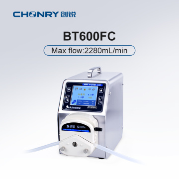 Filling Peristaltic Pump With Intelligent Flow Calibration