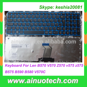 US/UK/FR/GR/RU/LA/AR/TR/FR/SP laptop keyboard for lenovo V570 Z570 B570 v575 z575 B575 B590 B580 V570C laptop Internal Keyboard