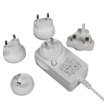 12V 5A AC DC Interchangeable Plug Power Adapter