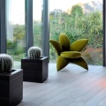 Light luxury minimal small flower chair