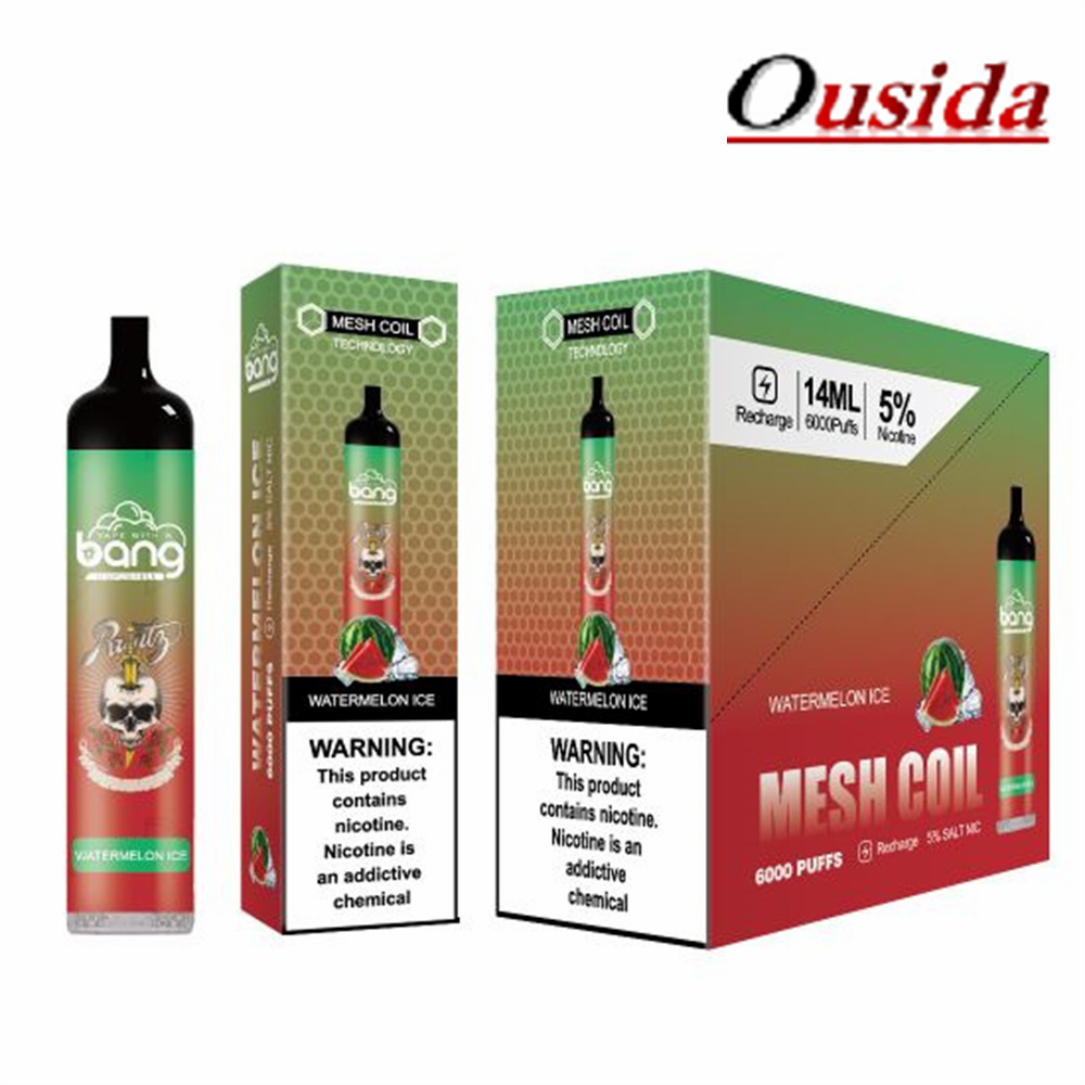 wiederaufladbarer Bang Mech Cilo 6000 Puffs