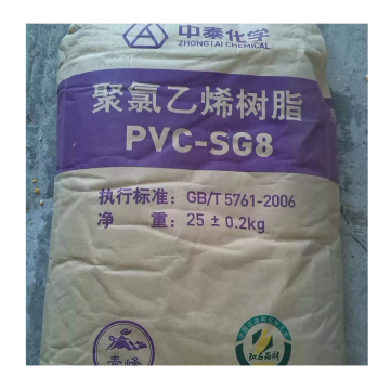 Zhongtai PVC-Harz SG8 Polyvinylchlorid für die Industrie
