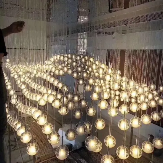 INSHINE Blue Cluster Bright Drop Pendant Light