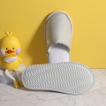 Cotton grey Slipper For Five Star Hotel Use