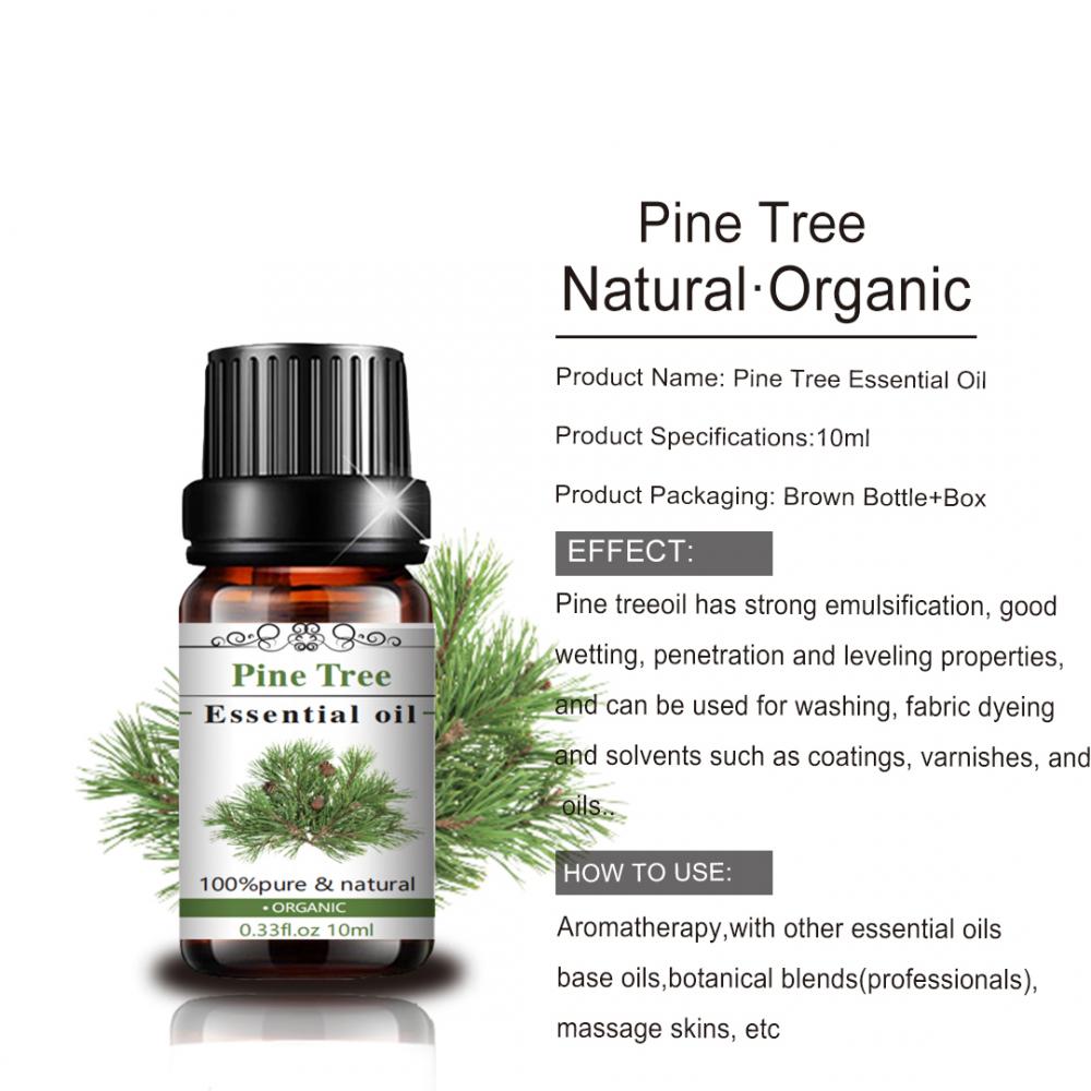 High Quality Pure Aromatherapy Pine Tree Essential Oil Set Diffuser Essential Oil