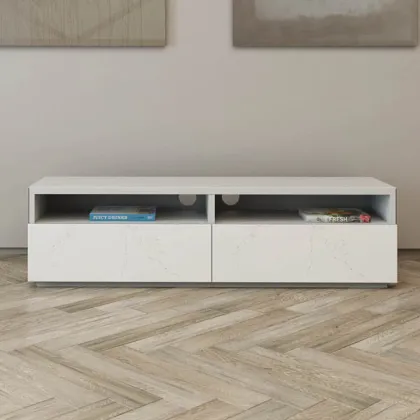 Home Furniture Glass mirror TV cabinet