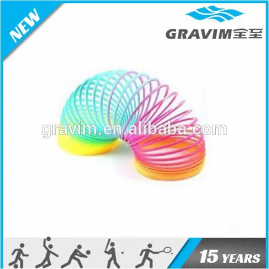 Children's plastic elastic rainbow ring toys