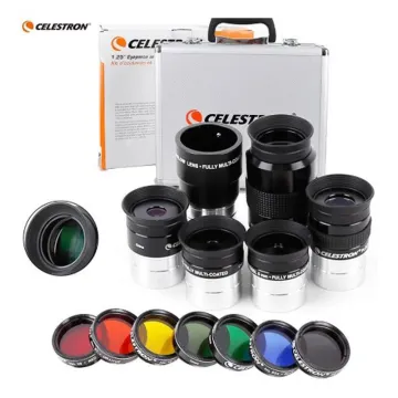 Celestron Eyepiece and Accessory Kit with Barlow Lens and Filters
