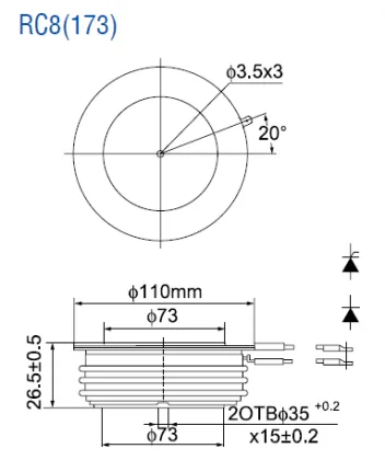 Standard Recovery Diodes D173-2500