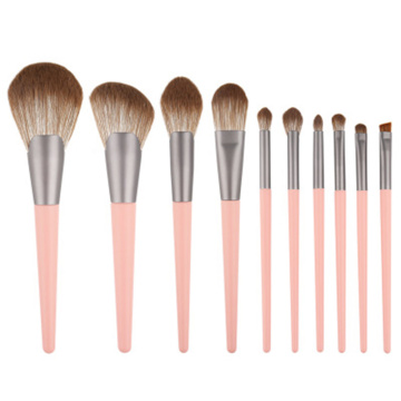 rayon hair vegan brushes set de pinceles de maquillaje personalizados