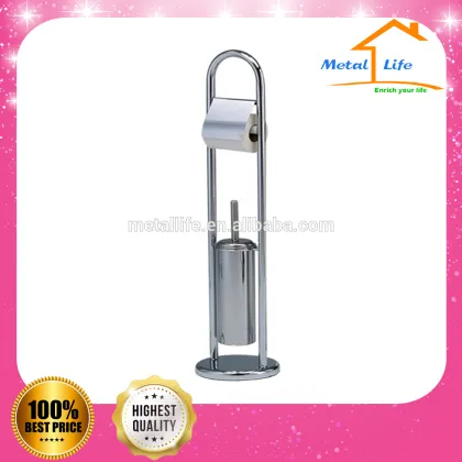 BA-2002LS Standing toilet paper holders novelty unique toilet brush holders