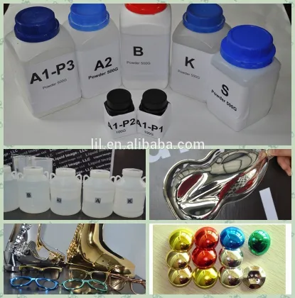 Chemical Powder coating & silver mirror chrome paint & paint chemical powder spray on chrome