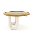 Young design white long table