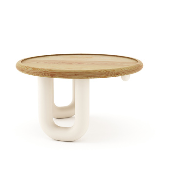 Young design white long table