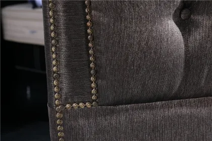 Button Tufted King Bedroom Furniture Headboard