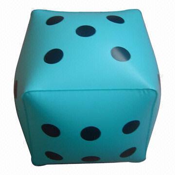 Inflatable dice, customized designs are welcome