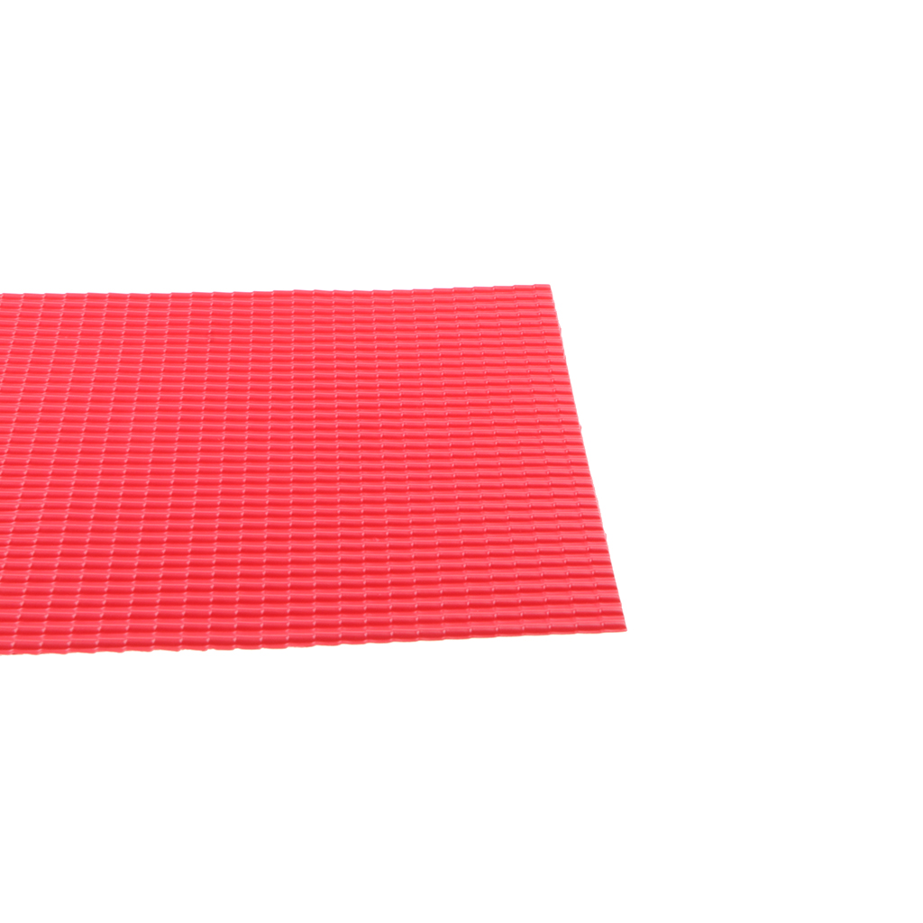 5Pcs 1/25 Scale Roof Tile Sheets Model Buildings Materials PVC Plastic for Railway Layout Architecture