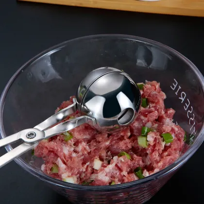 Stainless Steel Meat Ballers Meatball Spoon Meatball Clip