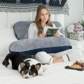 L-Shaped Pregnancy Pillow for Side Sleeping