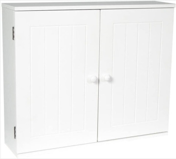 Bathroom Cabinet Wall Mounted Storage Shelf White