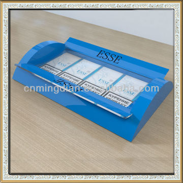 customize acrylic cigarette case display, hot sale led acrylic tobacco led display stand