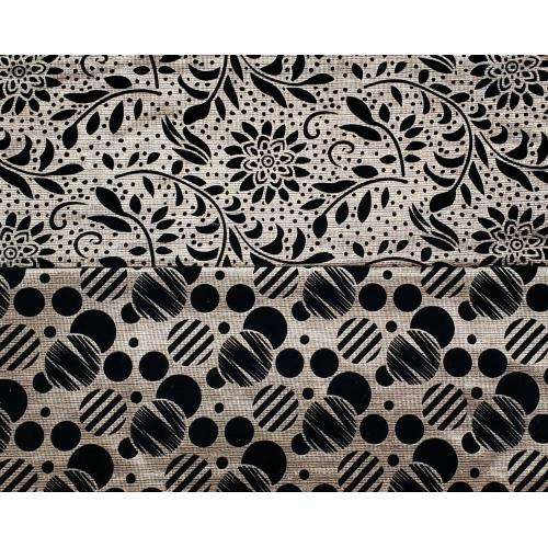 Polyester Printed Velvet Flocking Fabric for Sofa Cover