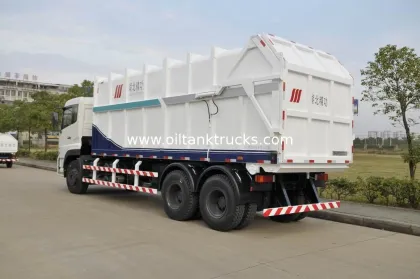 6x4 11.3ton Hydraulic Garbage Dump Truck , Garbage Collection Vehicles