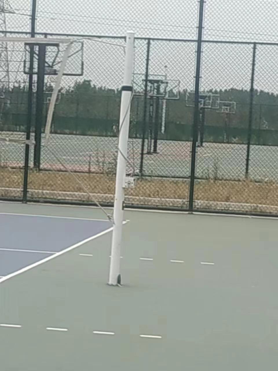 Aluminum alloy straight inserting Spring volleyball post