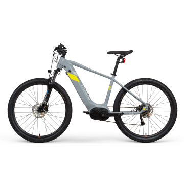 Горная серая ebike под дождем