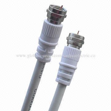 F-laki-laki ke F-laki-laki kabel, disepuh nikel